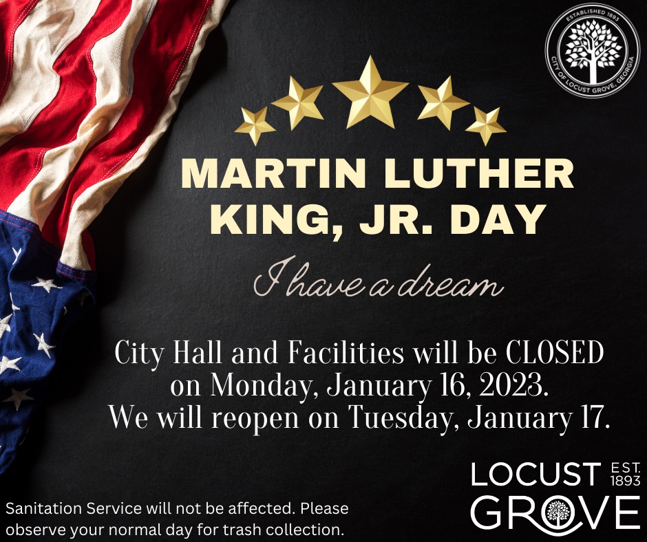 MLK Day Notice of Closure