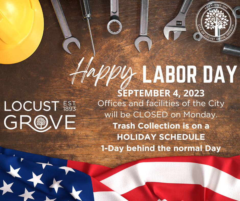 Labor Day Announcement