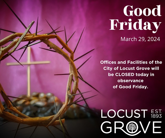 Good Friday Closure