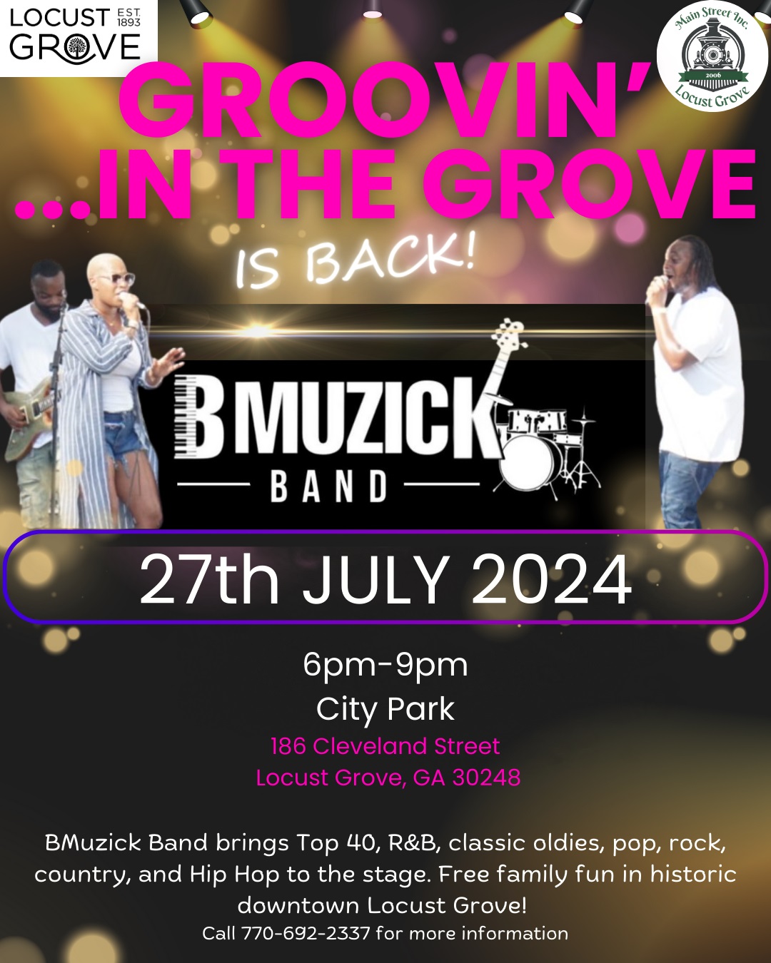 Groovin'... in The Grove 2024