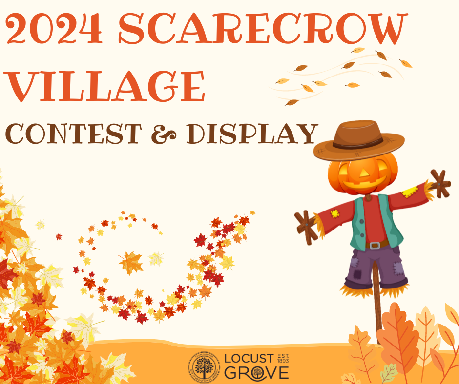 scarecrow village contest 2024 graphic